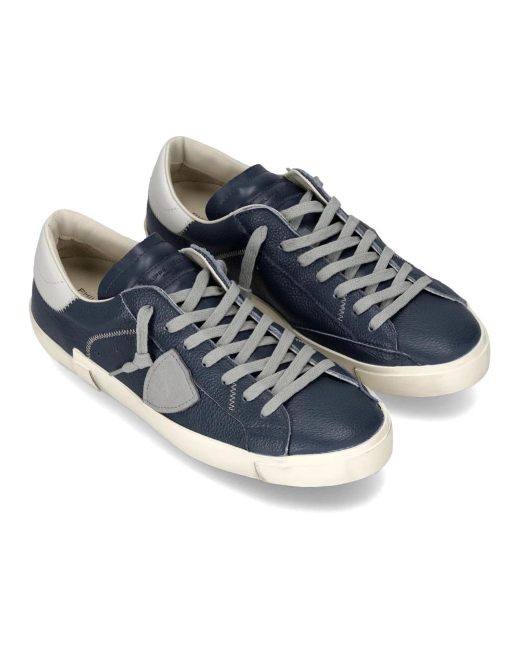Philippe Model Blue Sneakers for men