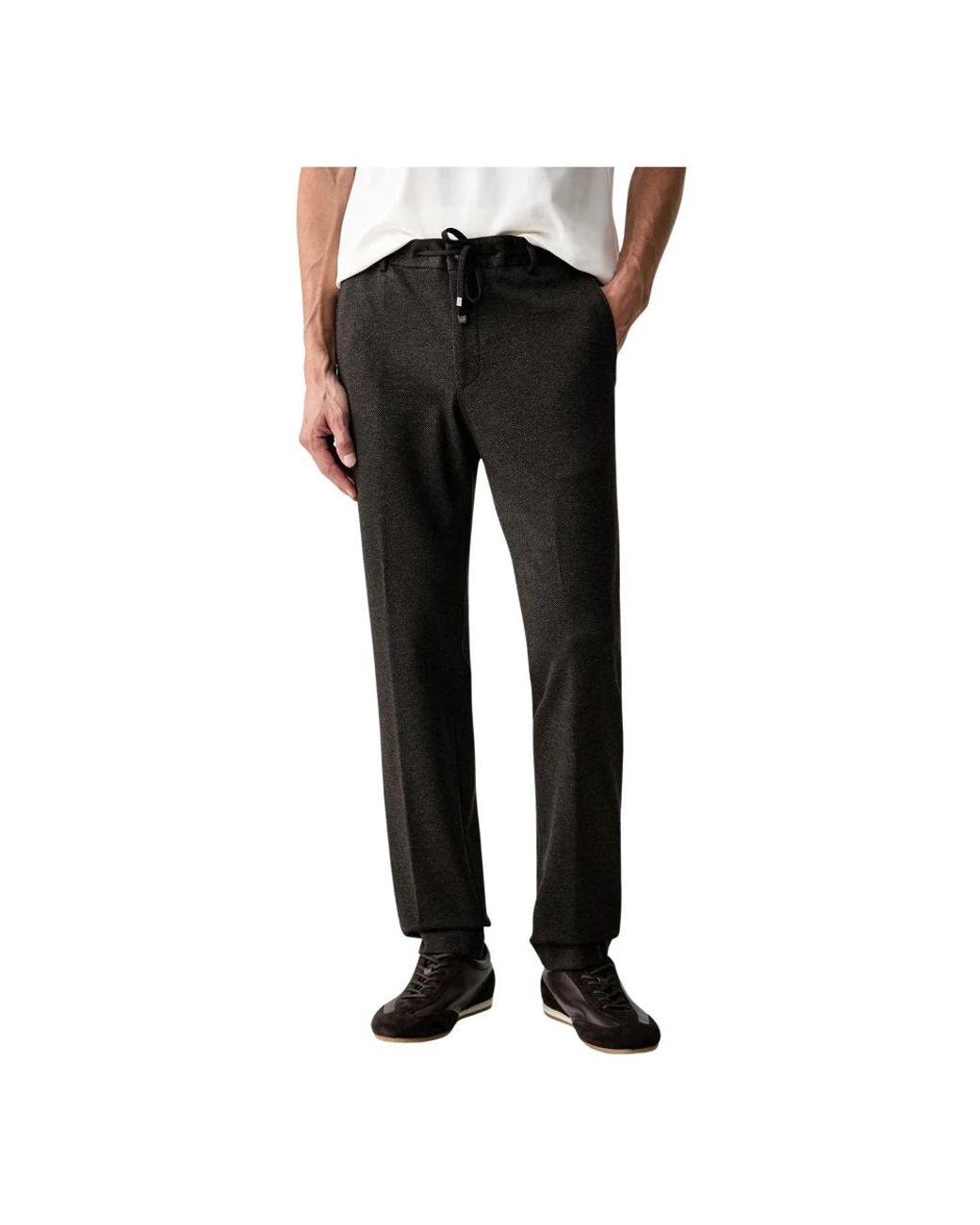 Joop! Broeken ,Bruin ,Polyester Straight Broeken in het Black voor heren