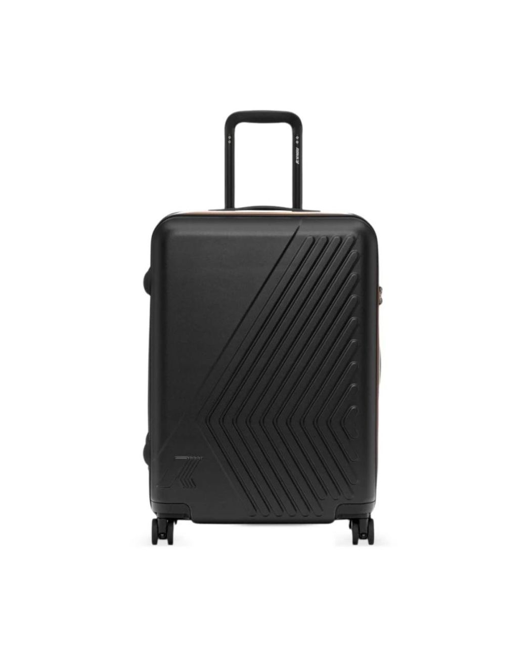 K-Way Black Large Suitcases for men