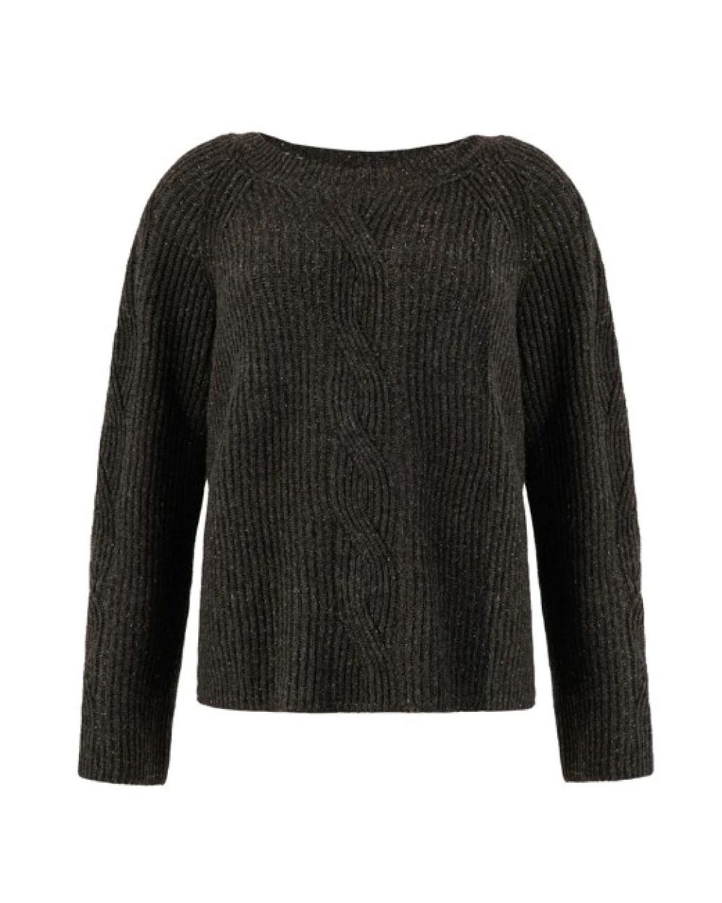 D.exterior Black Round-Neck Knitwear
