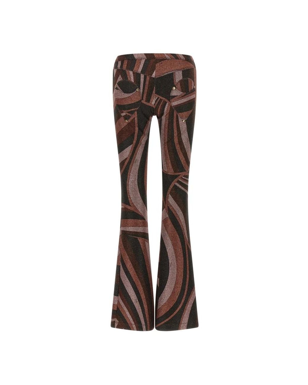 Emilio Pucci Brown Flare Jeans