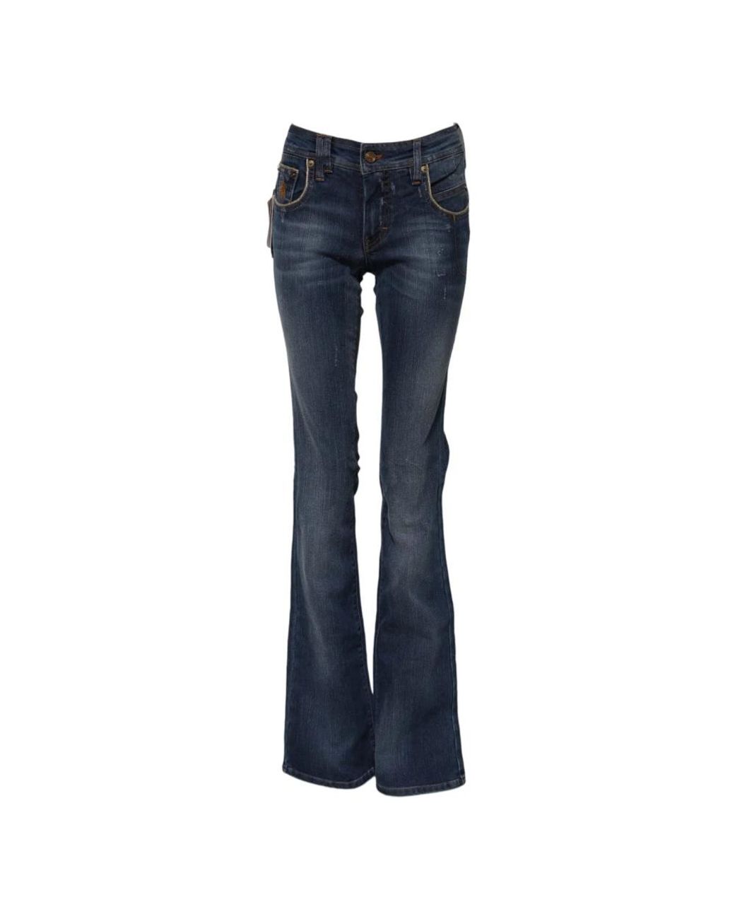 John Galliano Blue Flare Jeans