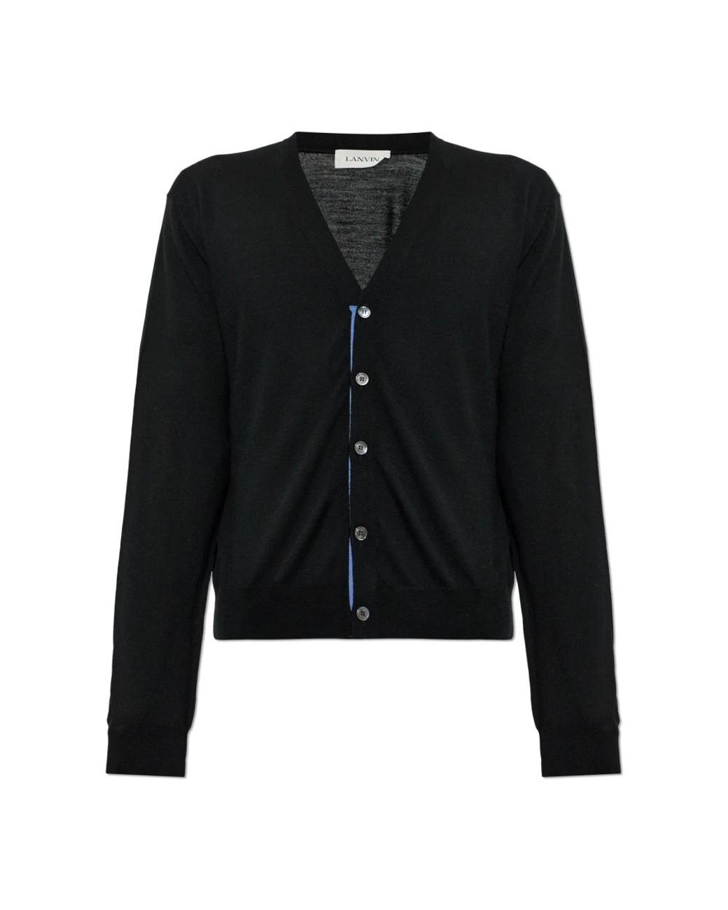 Cardigans Lanvin de hombre de color Black