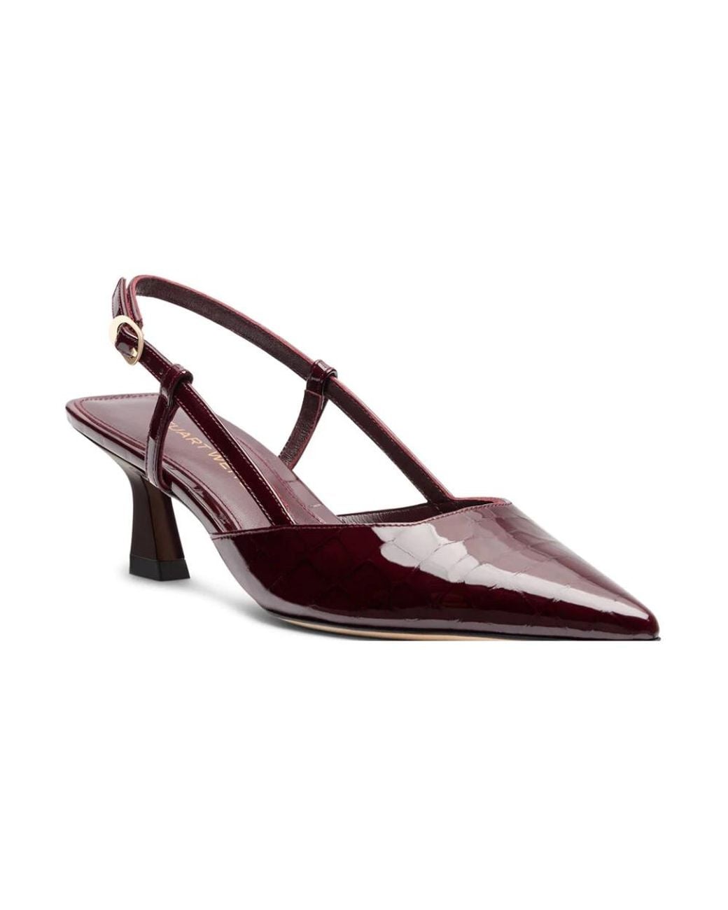 Stuart Weitzman Brown Vinnie 50 Slingback