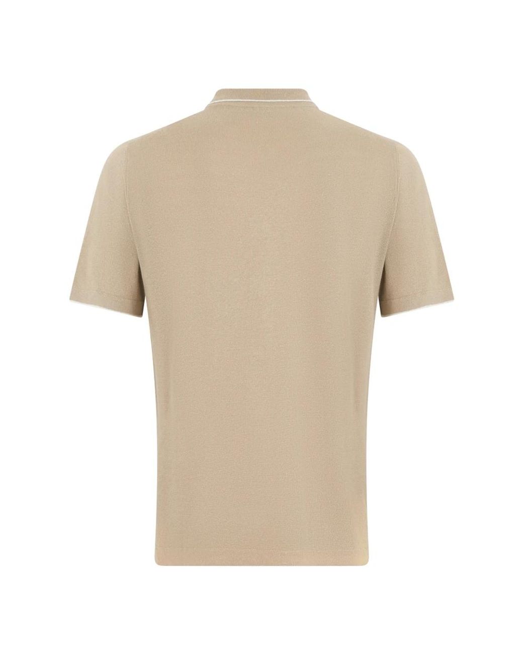 Fedeli Natural Short Sleeve Shirts for men