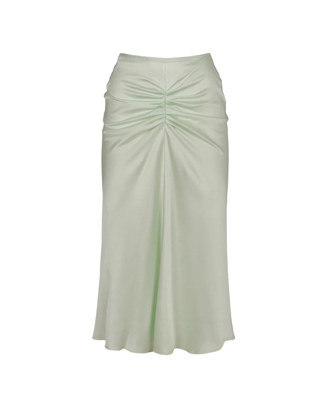 Victoria Beckham Green Midi Skirts