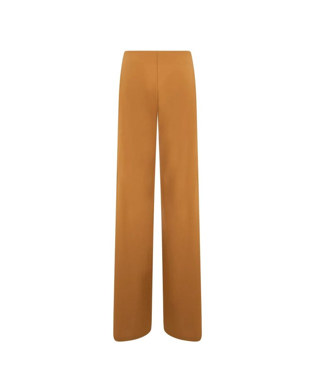 Alberta Ferretti Brown Wide Trousers
