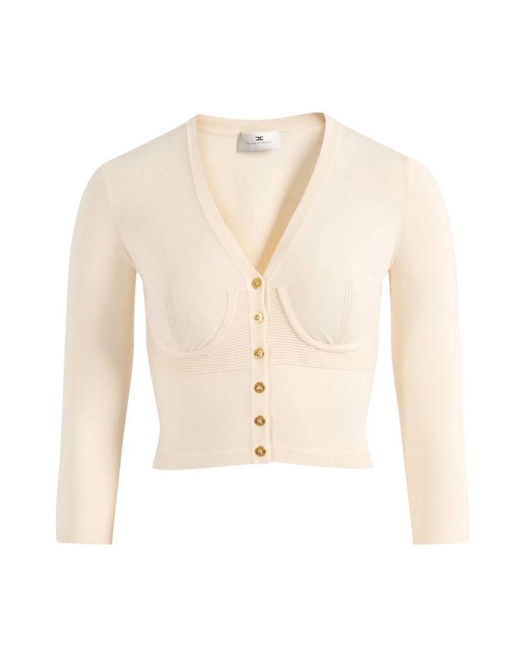 Elisabetta Franchi Natural Cardigans