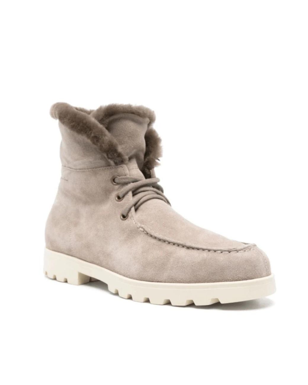Santoni Gray Winter Boots