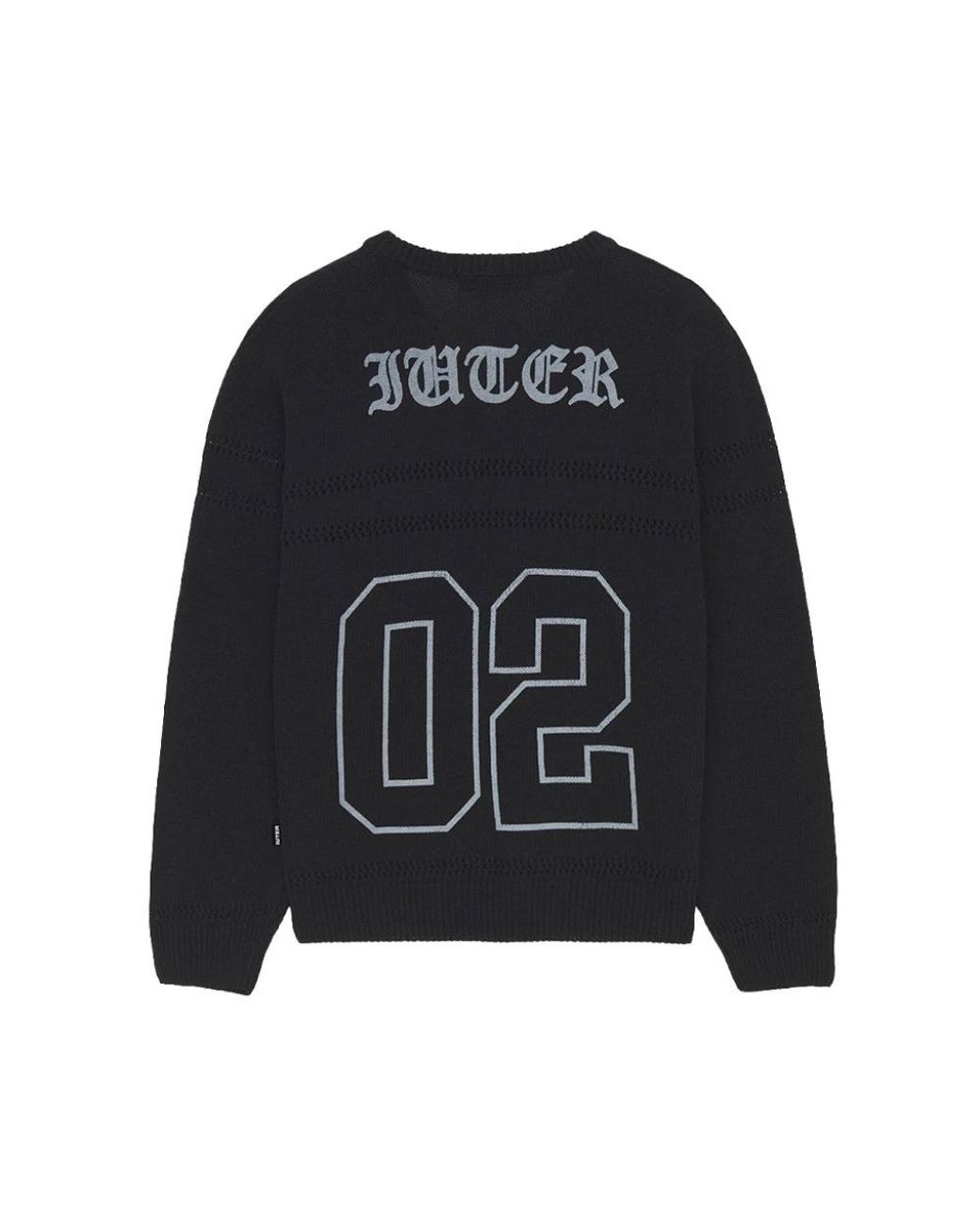 Iuter Black V-Neck Knitwear for men