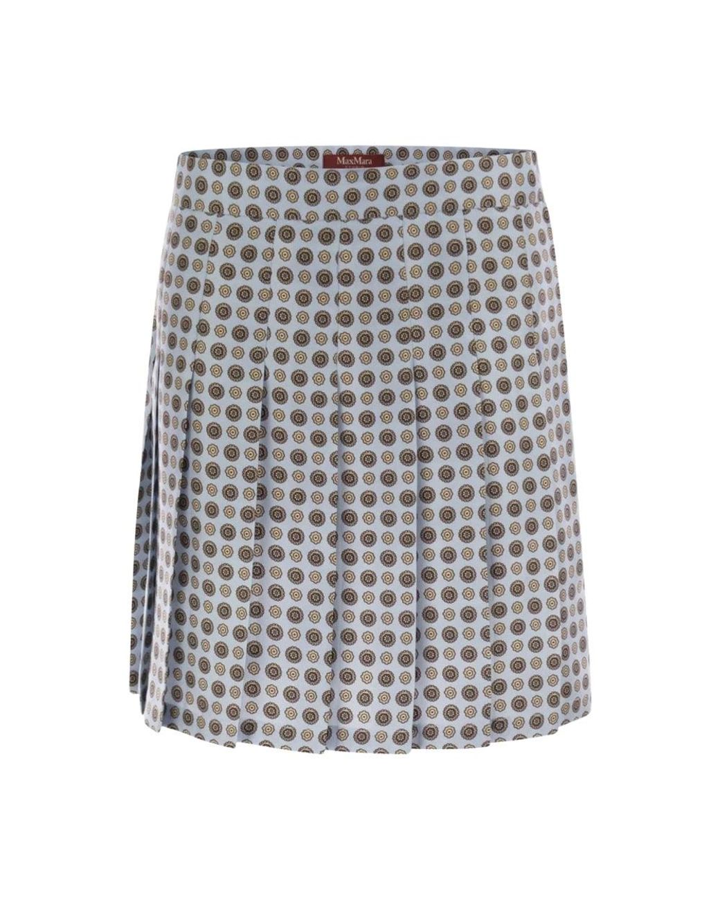 Max Mara Gray Short Skirts