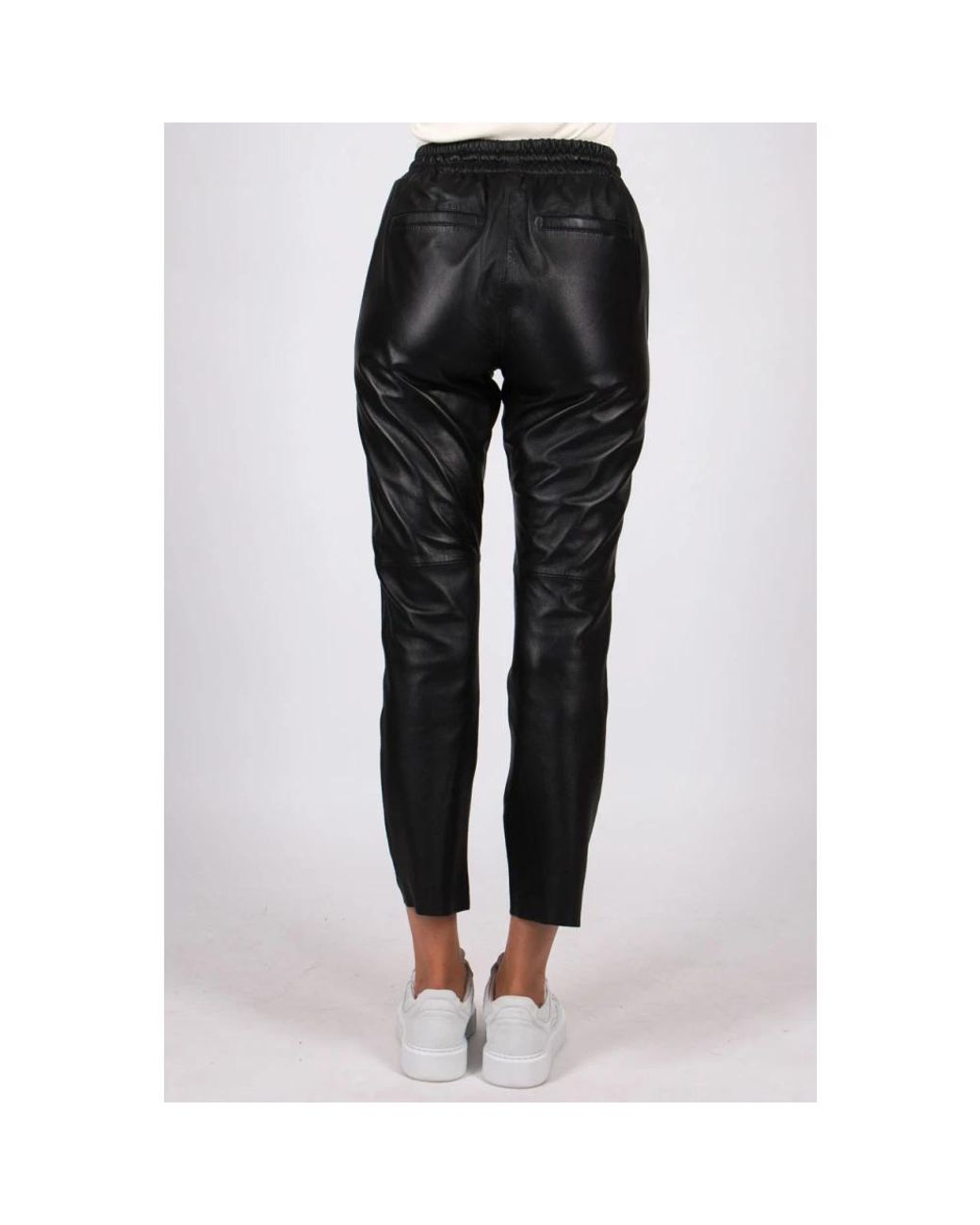Oakwood Black Cropped Trousers