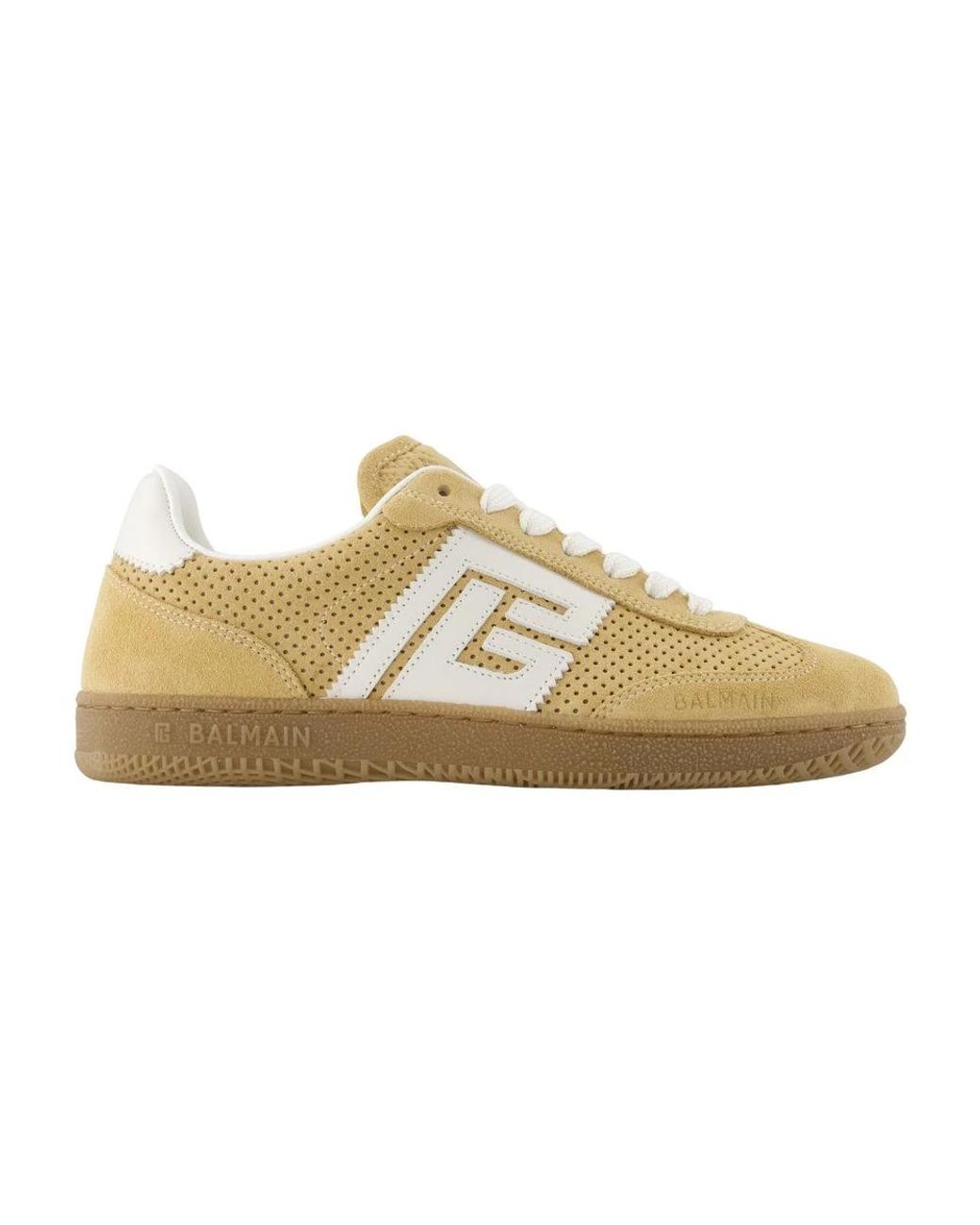 Balmain Natural Swan Sneakers