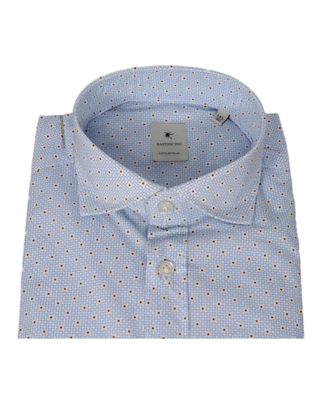 BASTONCINO Blue Formal Shirts for men