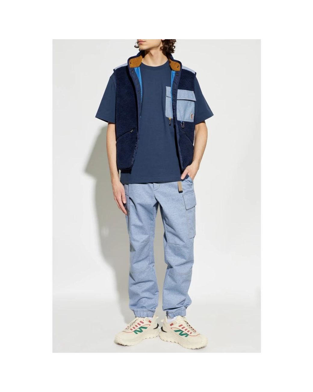 Vests Moncler pour homme en coloris Blue