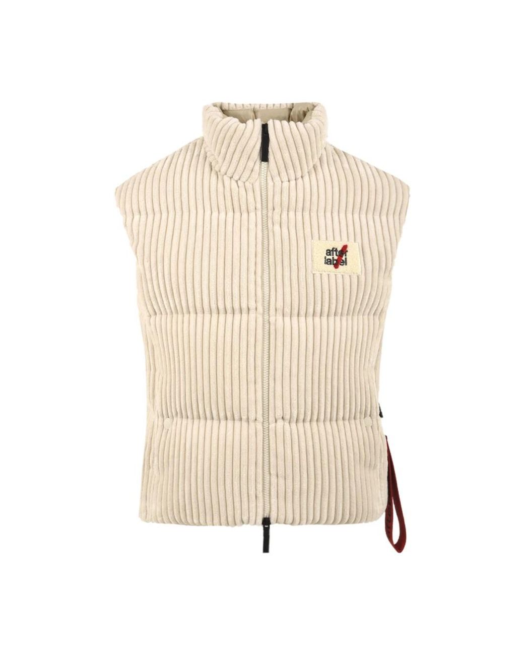 AFTER LABEL Jassen ,Polyester Bormio Tp 324 Vest in het Natural