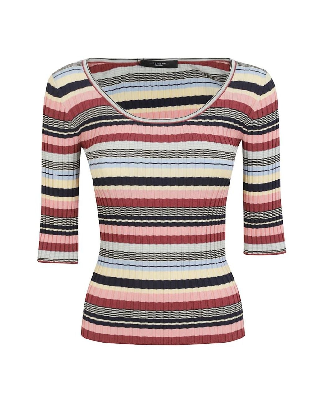 Weekend by Maxmara Multicolor Round-Neck Knitwear