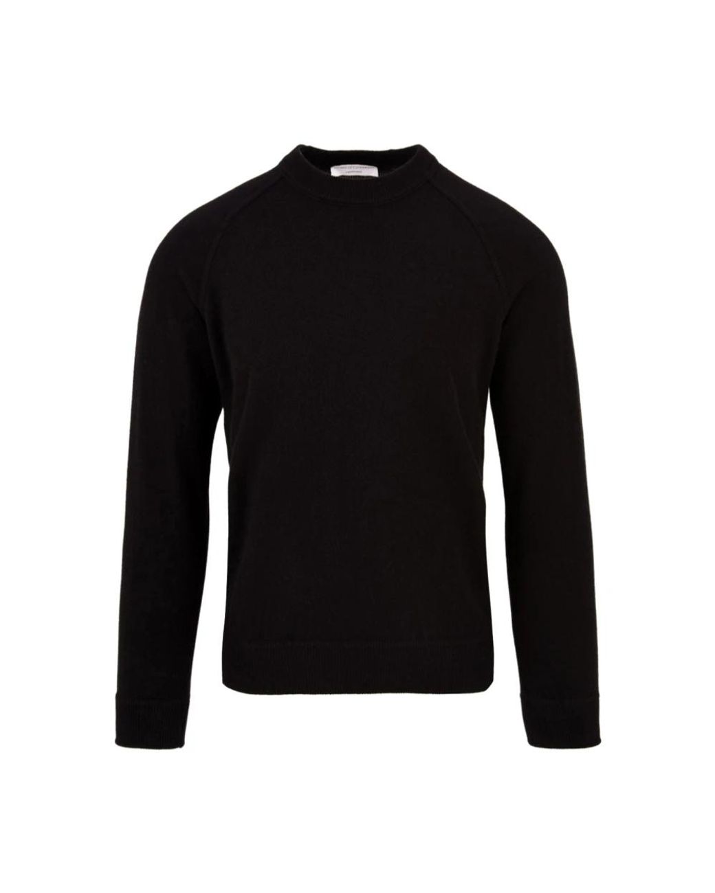 FILIPPO DE LAURENTIIS Black Round-Neck Knitwear for men
