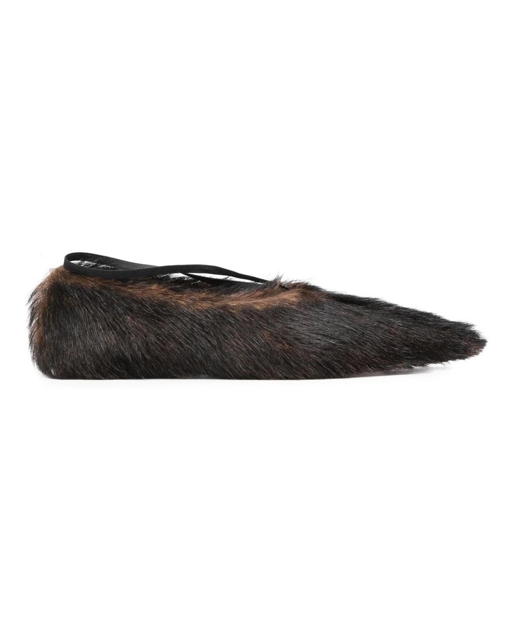 Plan C Schoenen ,Bruin ,Bont Ballet Flats in het Black