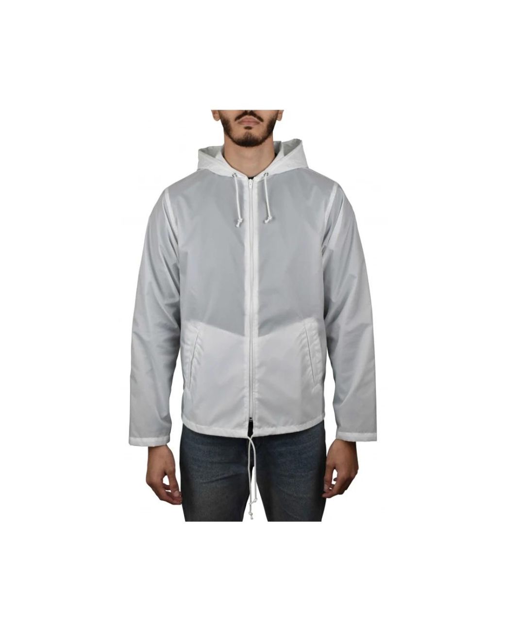Rain Jackets Comme des Garçons de hombre de color Gray