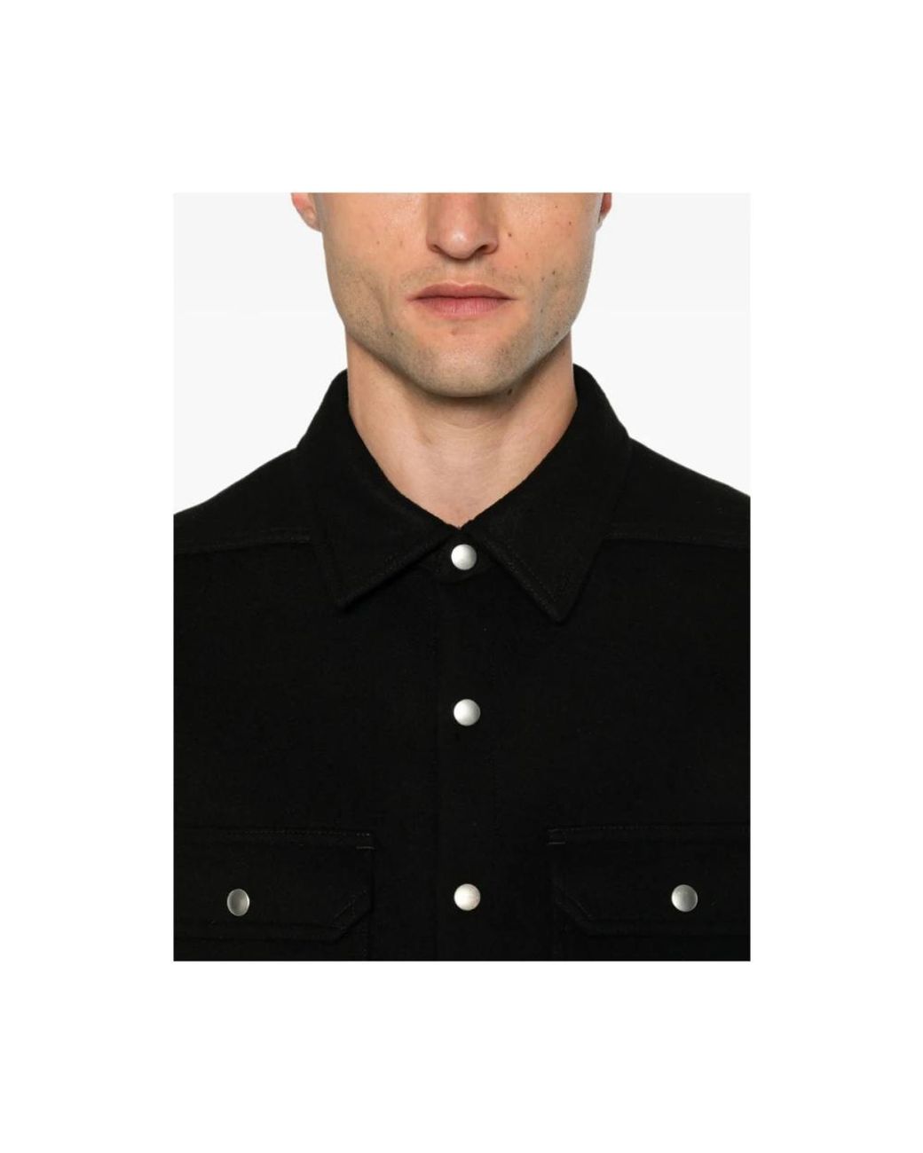 Rick Owens Black Light Jackets for men