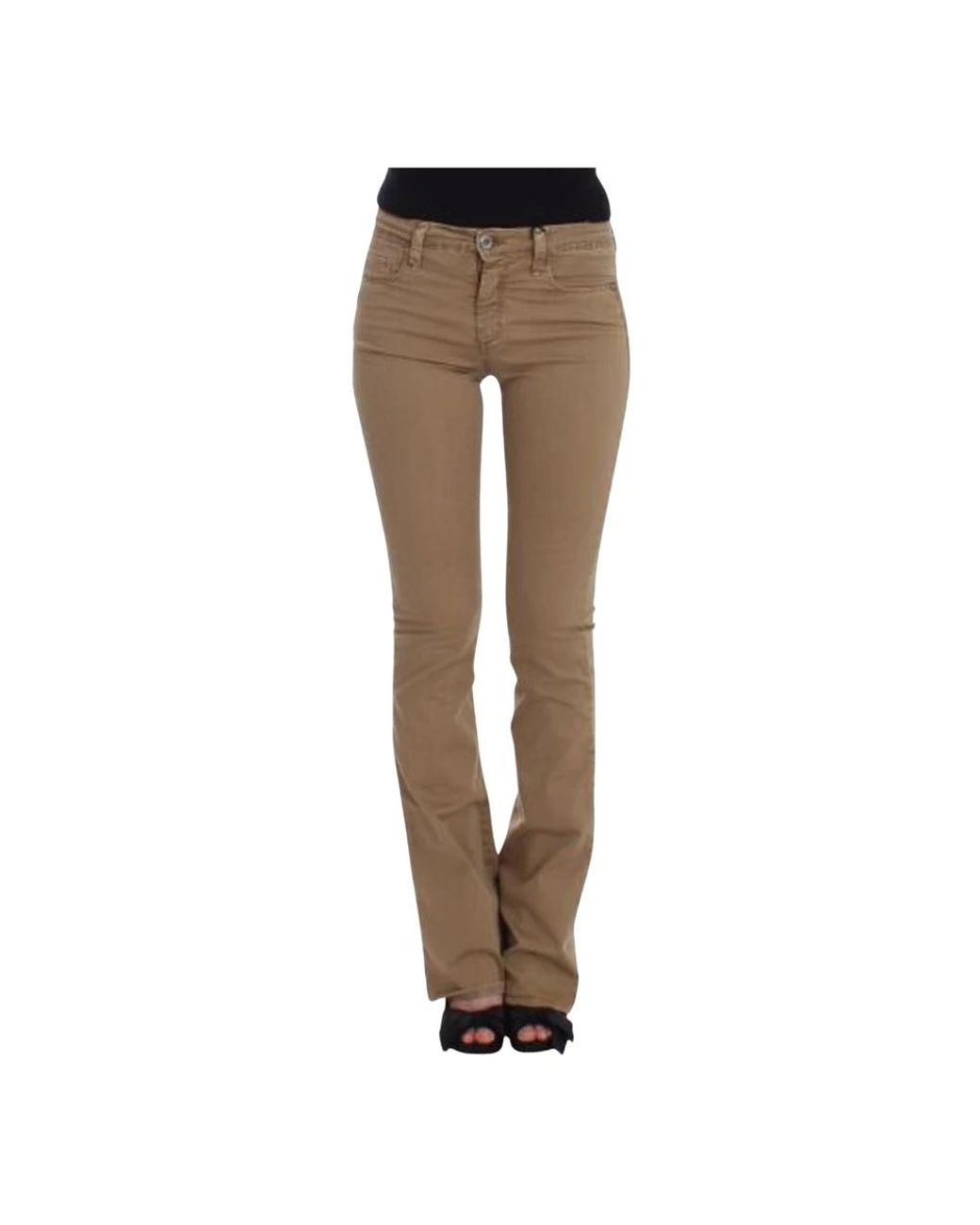 CoSTUME NATIONAL Brown Skinny Fit Jeans