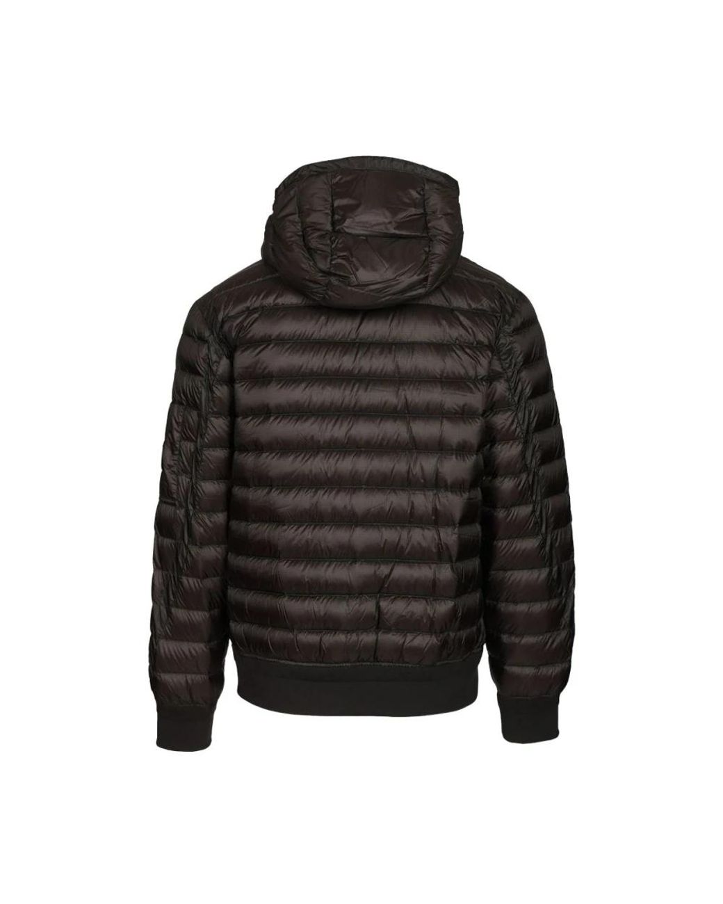 C P Company Black Winter Jackets for men