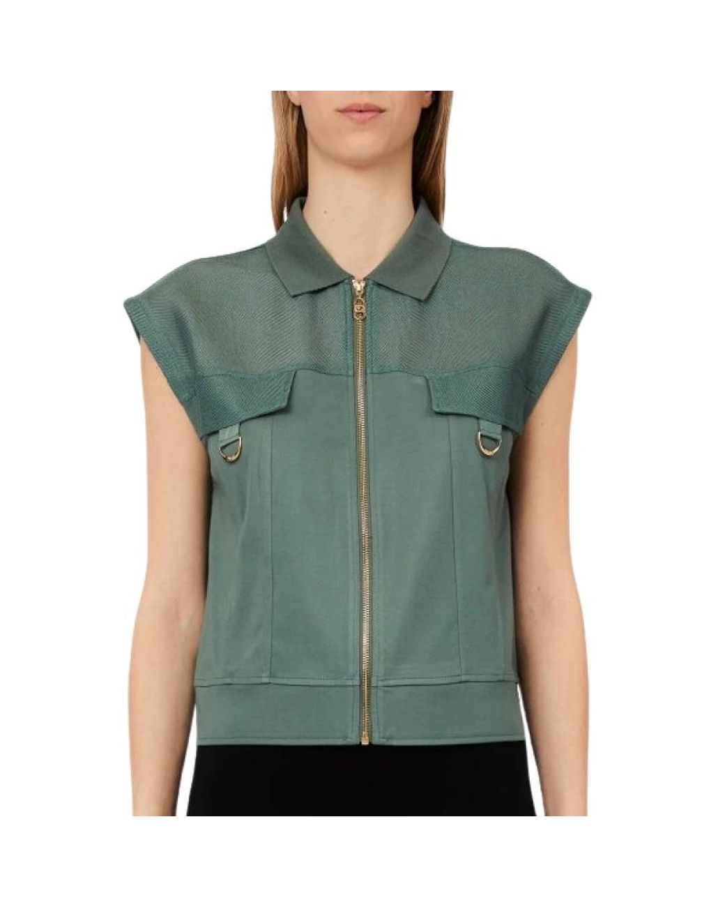 Liu Jo Green Waistcoats