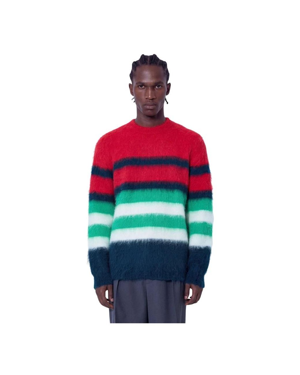 Lacoste Red Round-Neck Knitwear for men