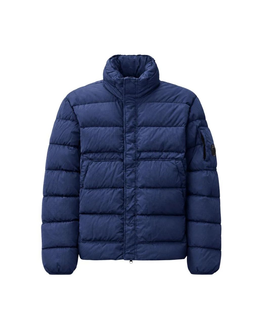 C P Company Blue Winter Jackets for men