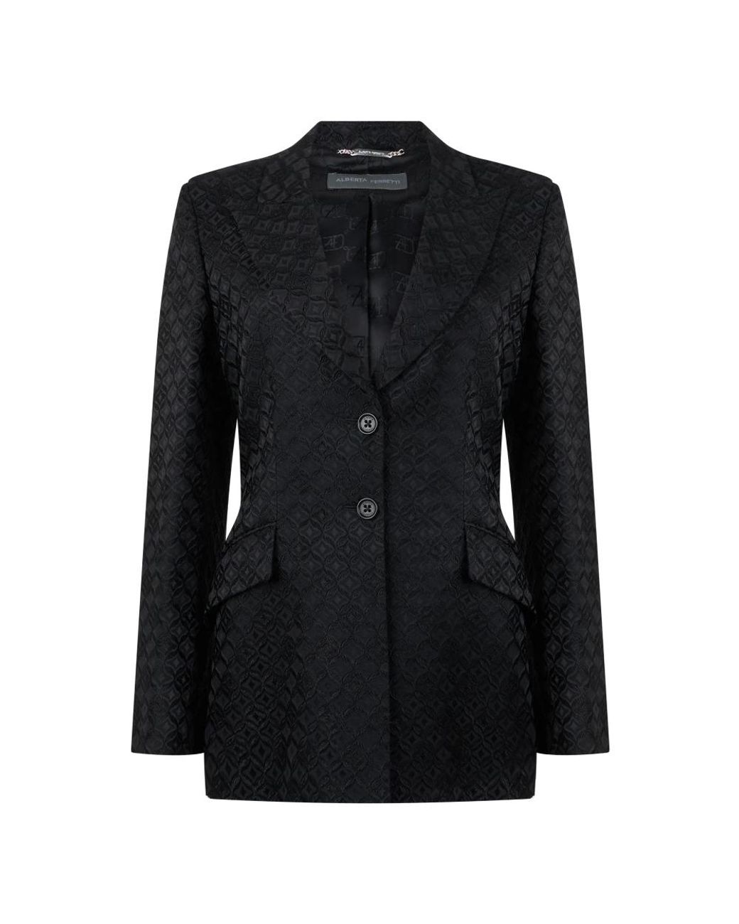Alberta Ferretti Black Blazers