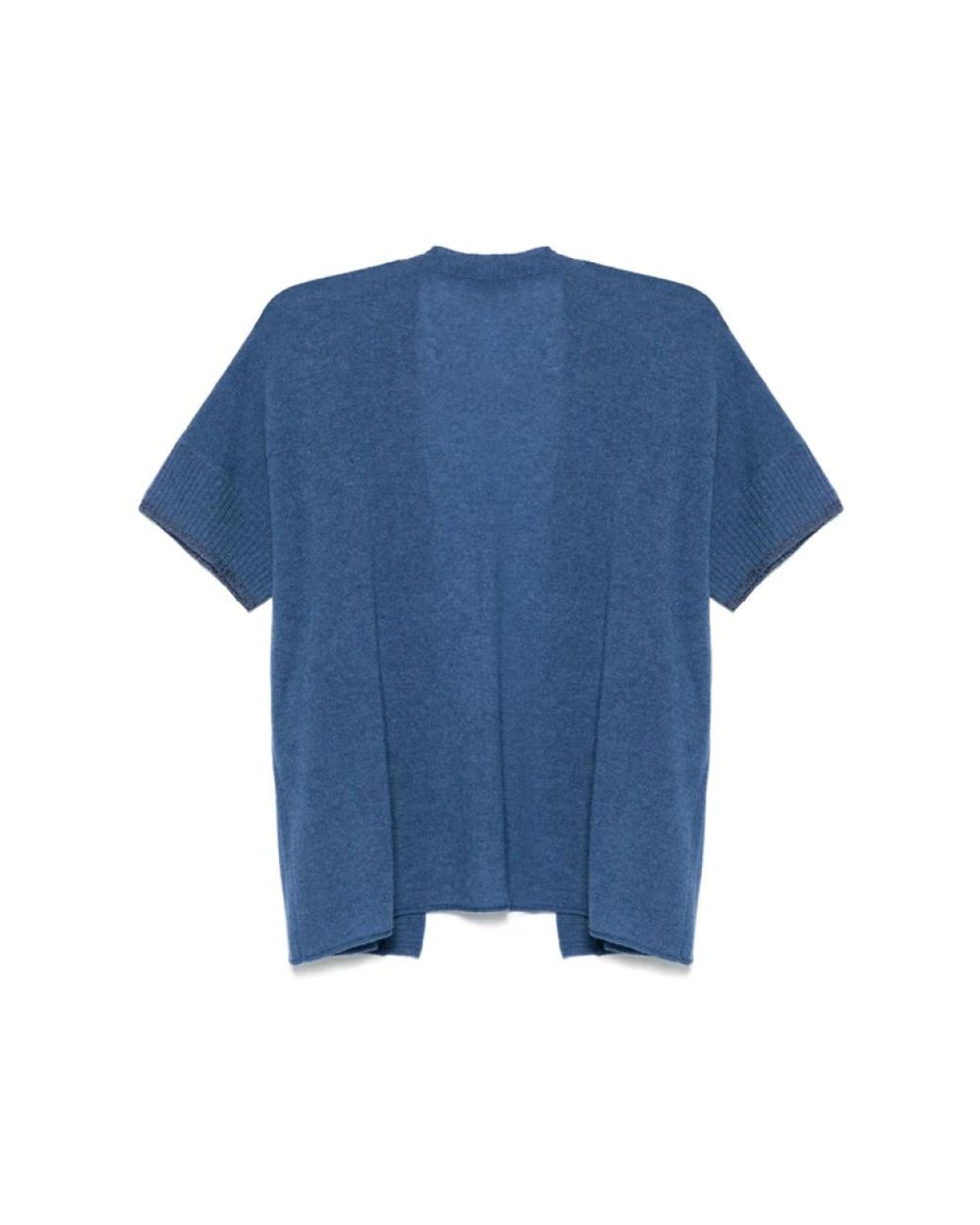 Le Tricot Perugia Blue Cashmere Knitwear