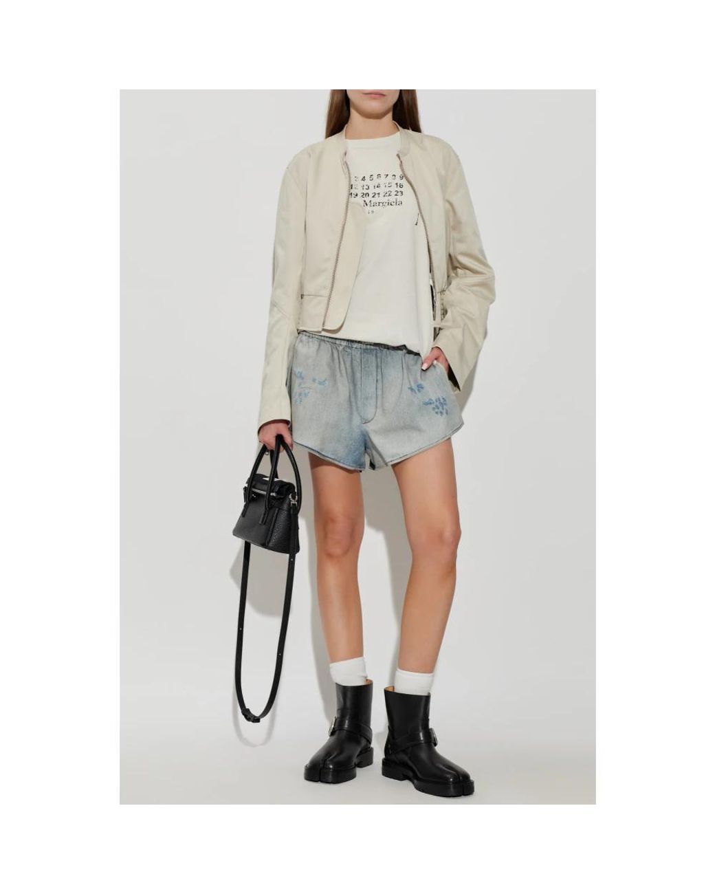 MM6 by Maison Margiela Natural Bomber Jackets