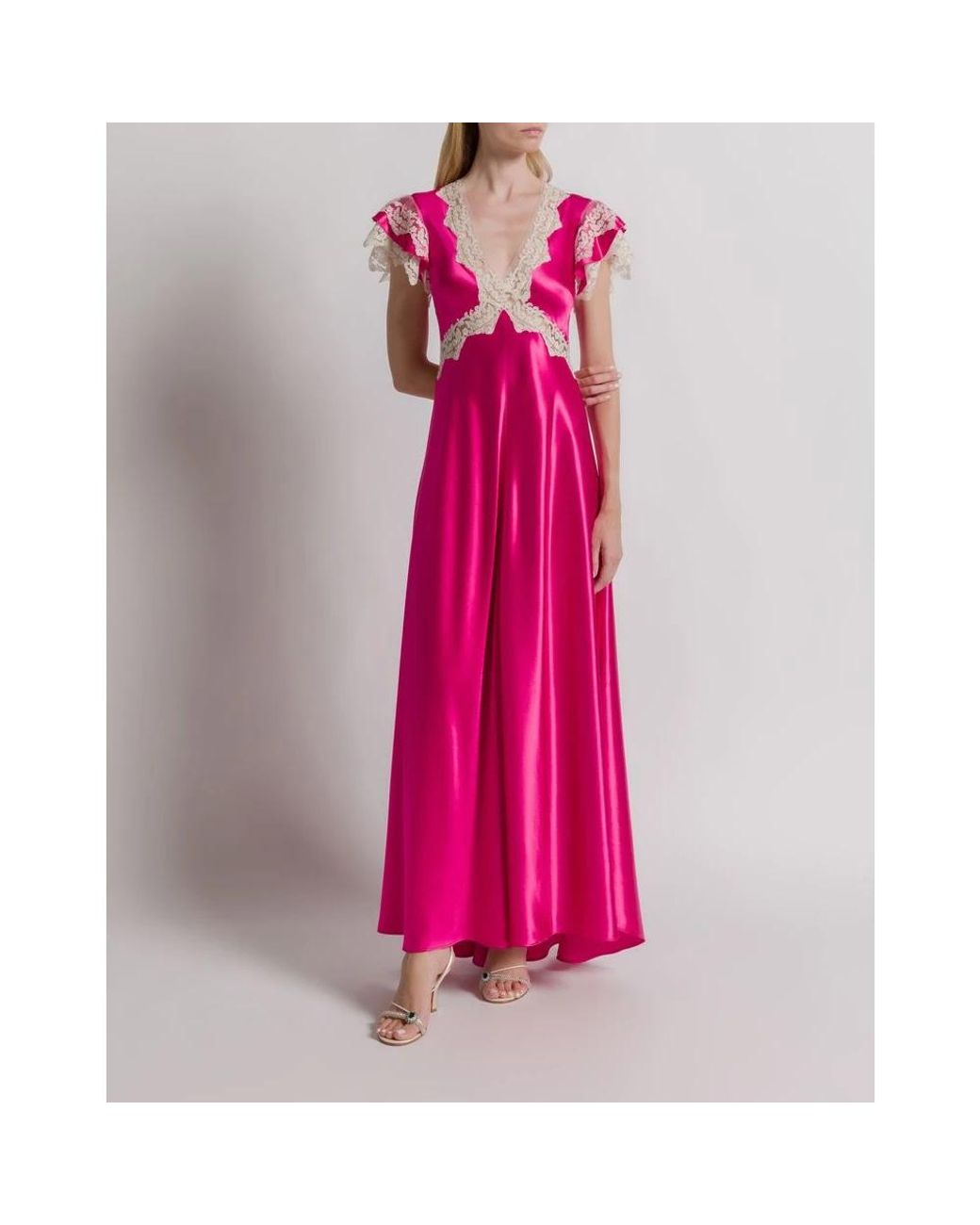 Alberta Ferretti Pink Gowns
