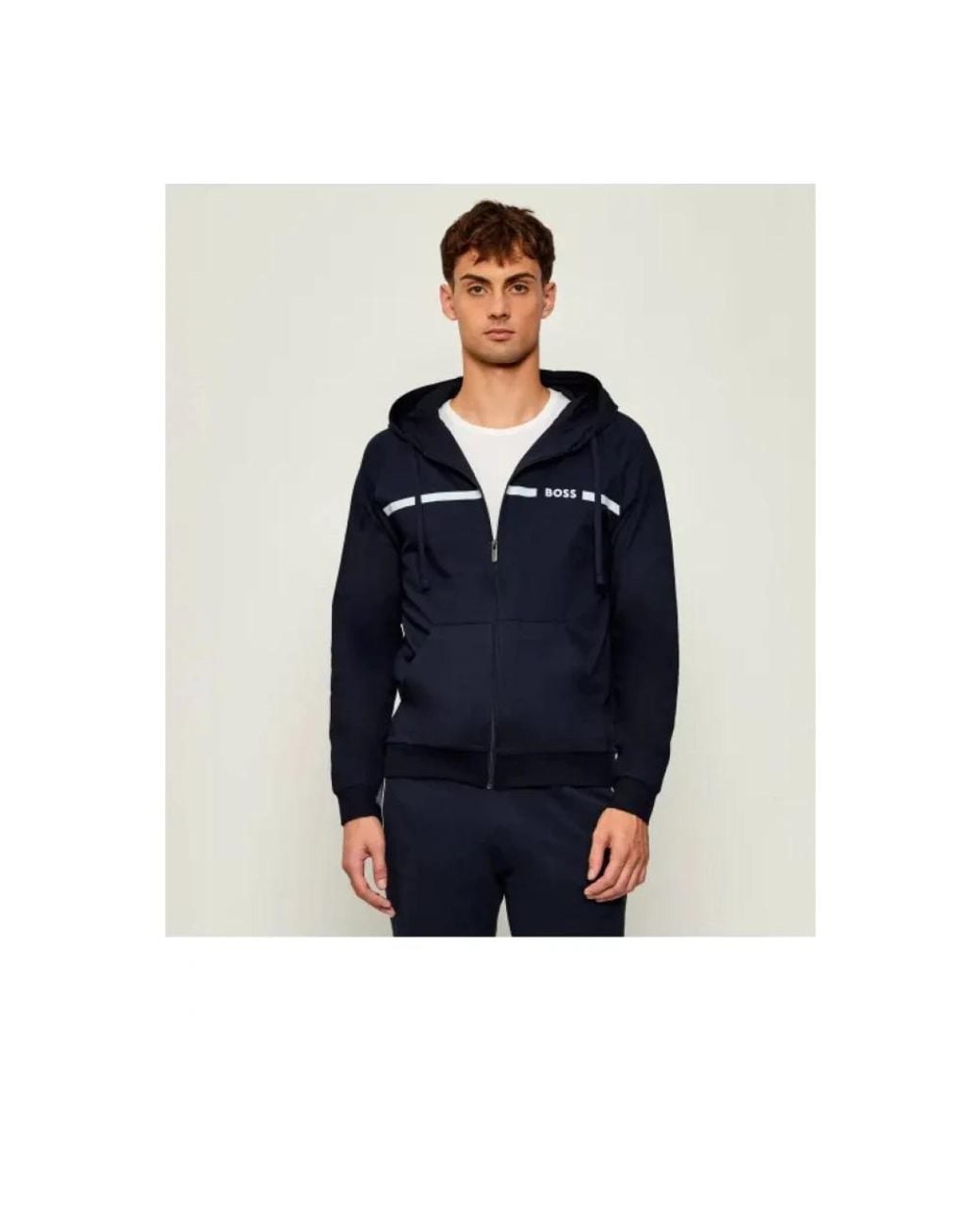 Zip-Throughs Boss de hombre de color Blue