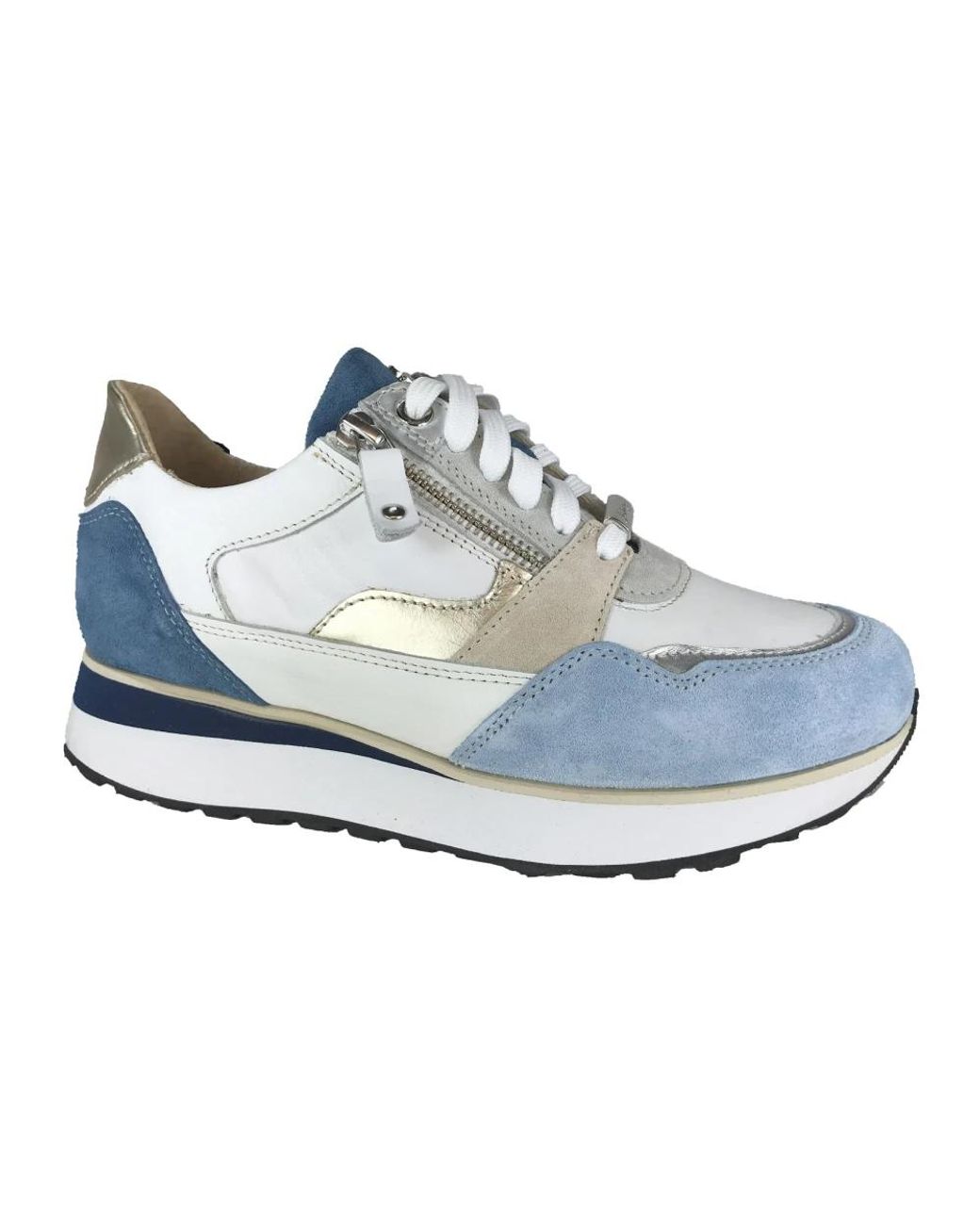Footnotes Schoenen ,Veelkleurig ,Casual Sneaker Schoenen in het Blue