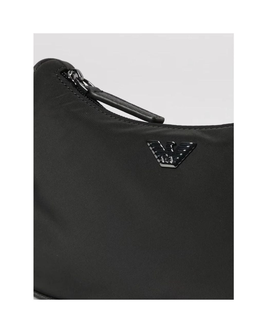 Emporio Armani Black Cross Body Bags for men