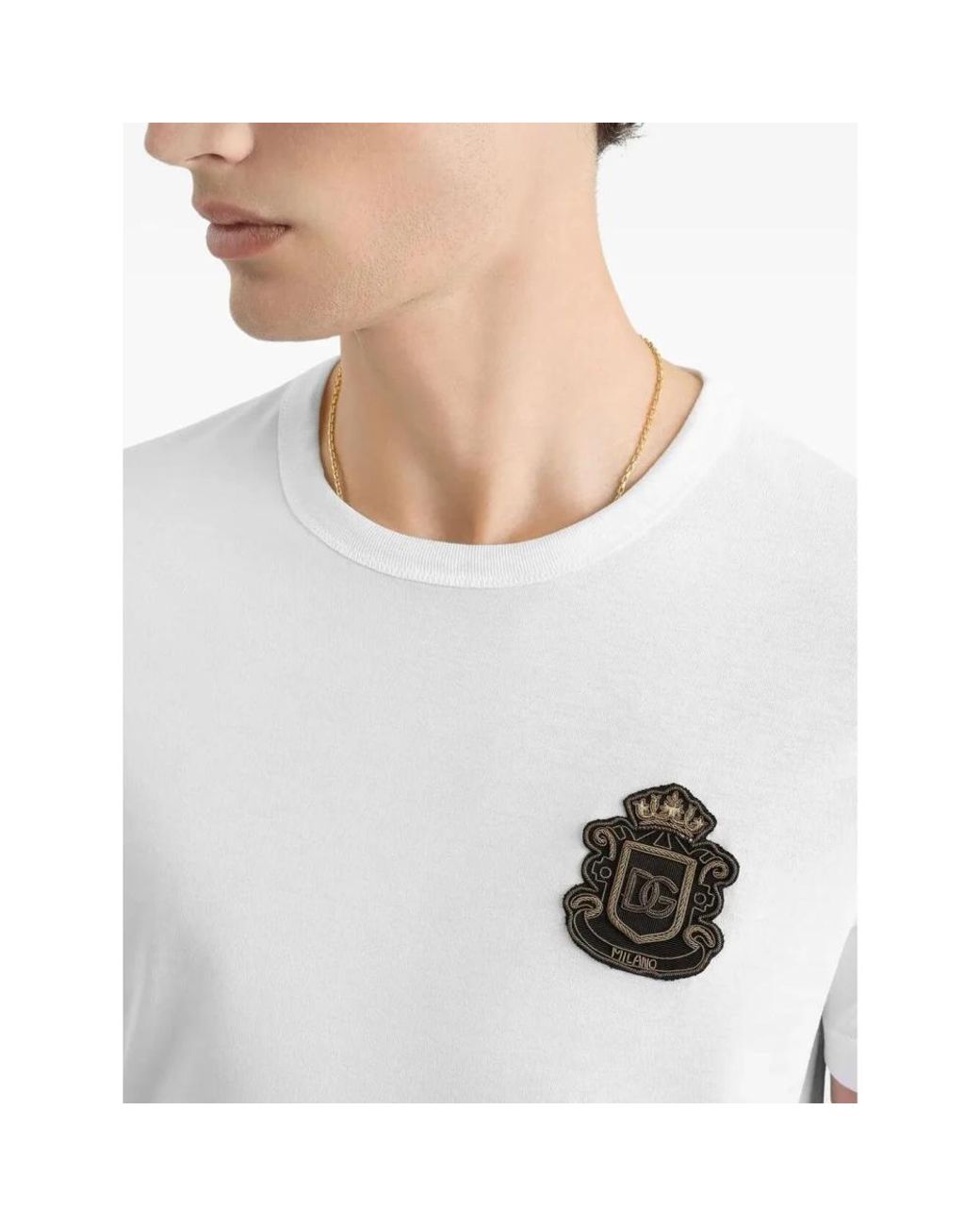 Dolce & Gabbana White T-Shirts for men