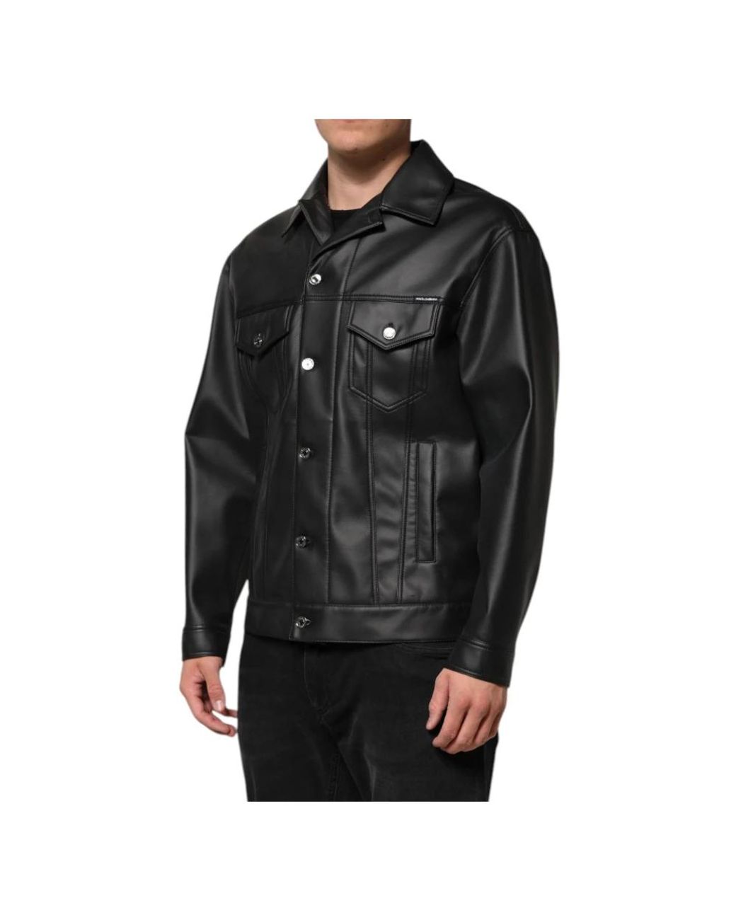 Dolce & Gabbana Black Light Jackets for men
