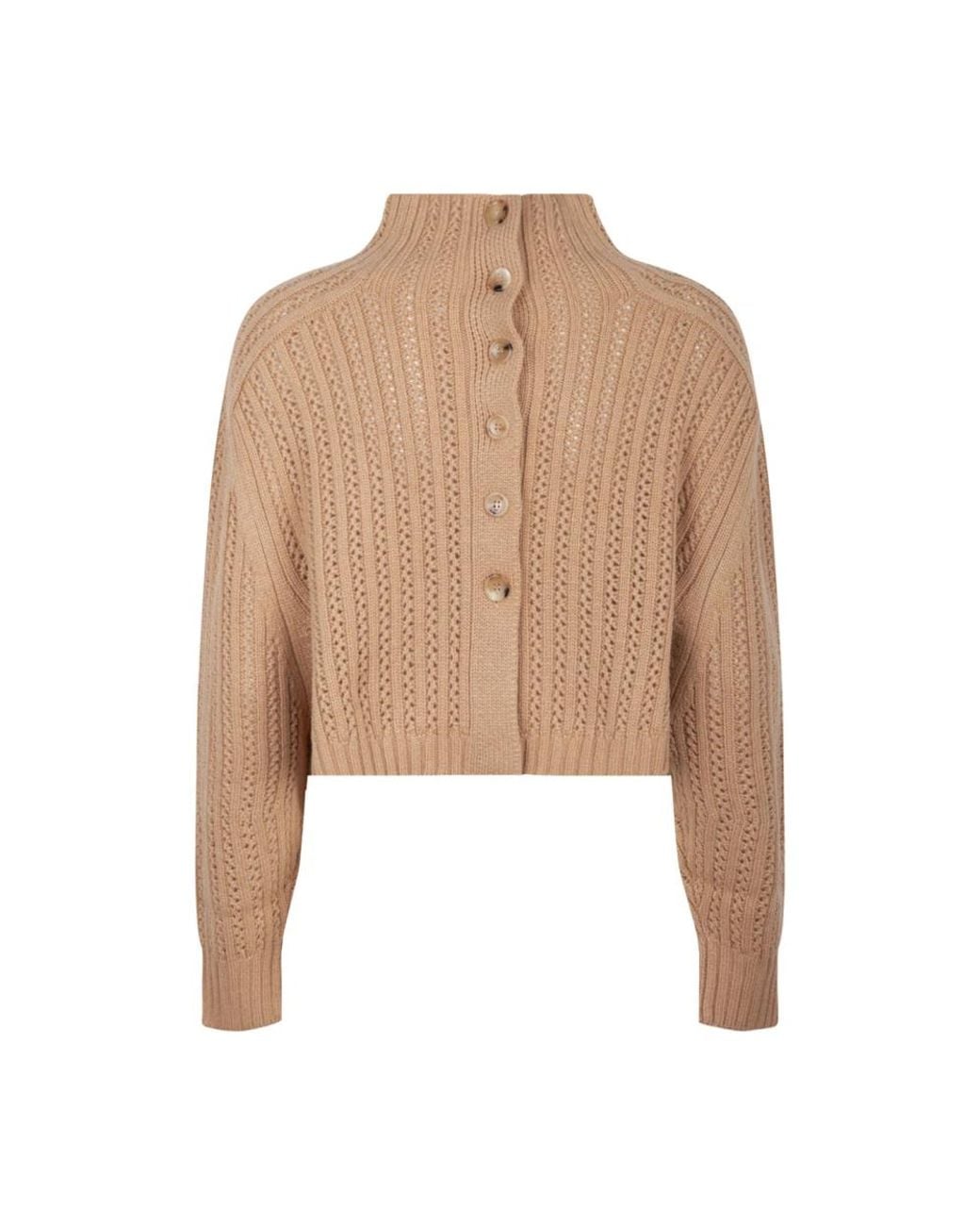 Max Mara Natural Round-Neck Knitwear