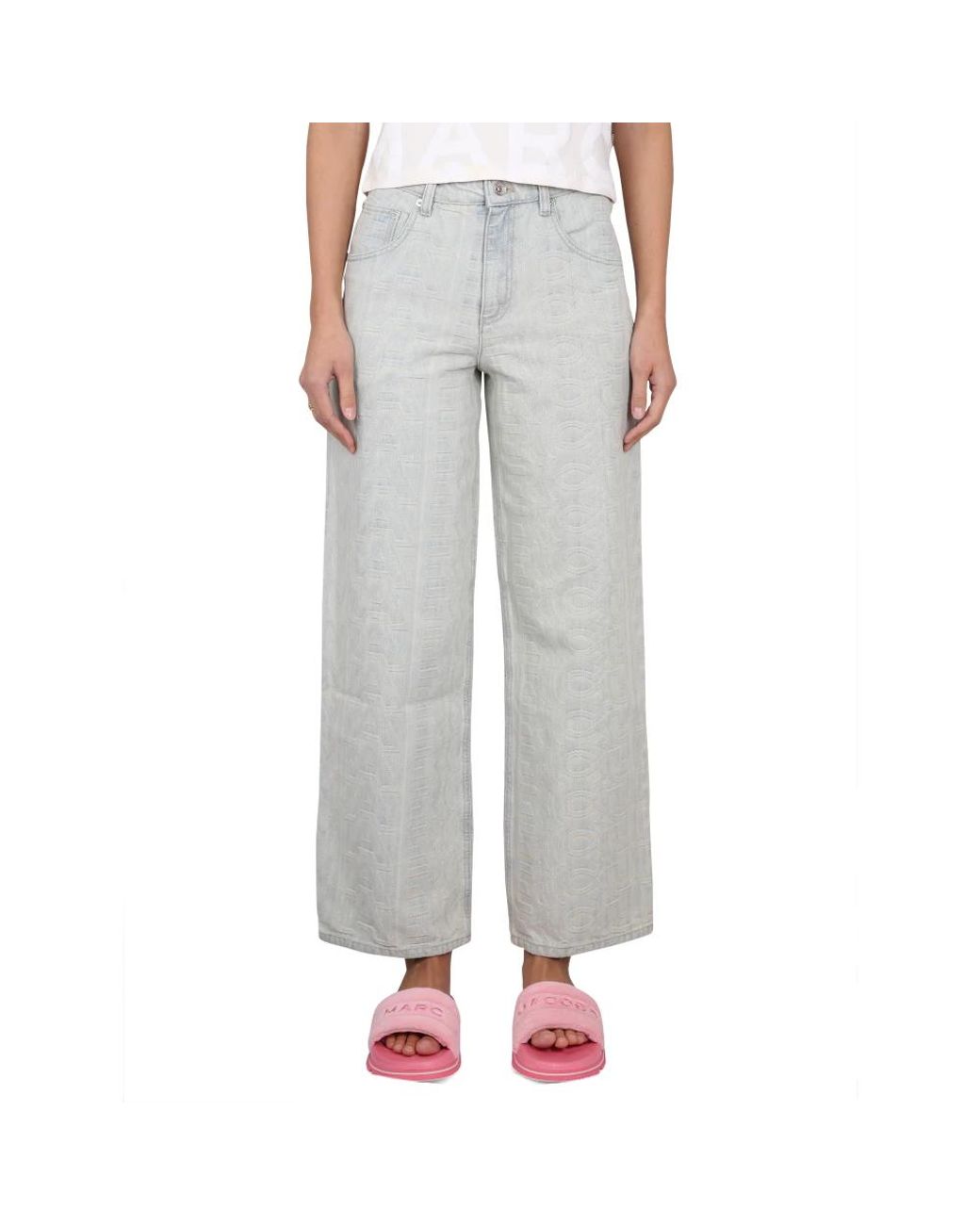 Marc Jacobs Gray Wide Jeans