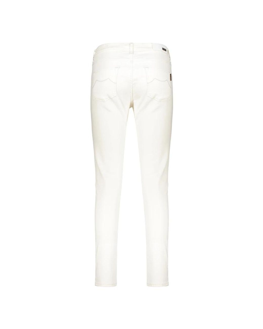 Moorer White Skinny Fit Jeans