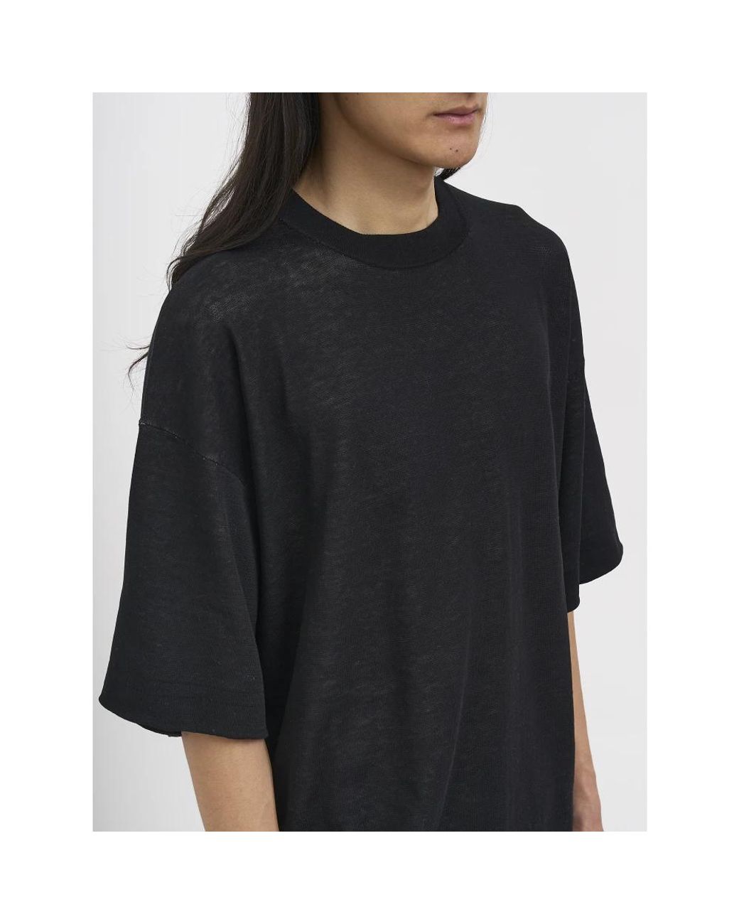 Isabel Benenato Black T-Shirts for men