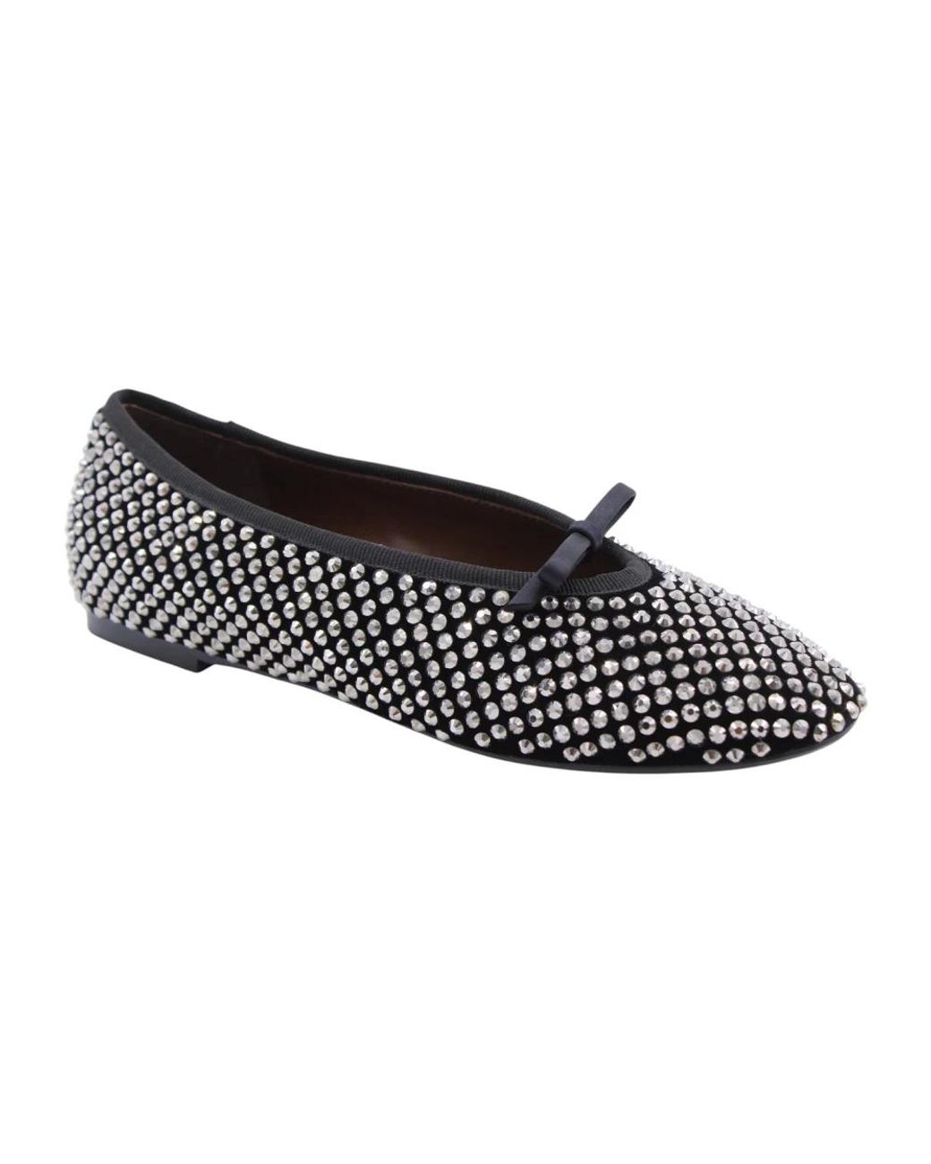Lola Cruz Black Ballerinas