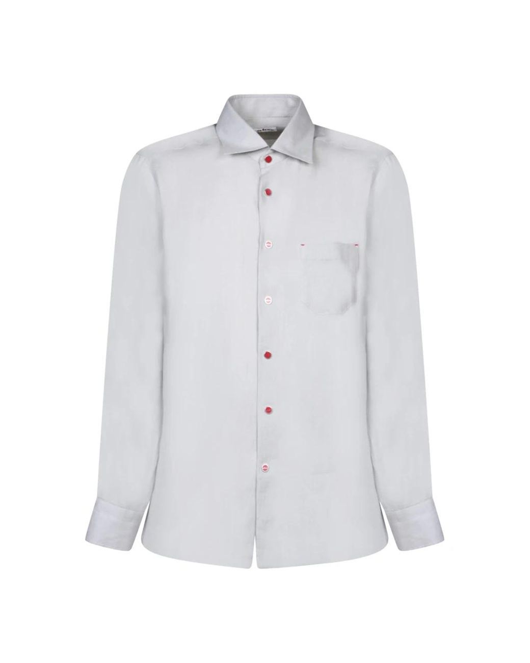 Kiton Leinenhemd in White für Herren