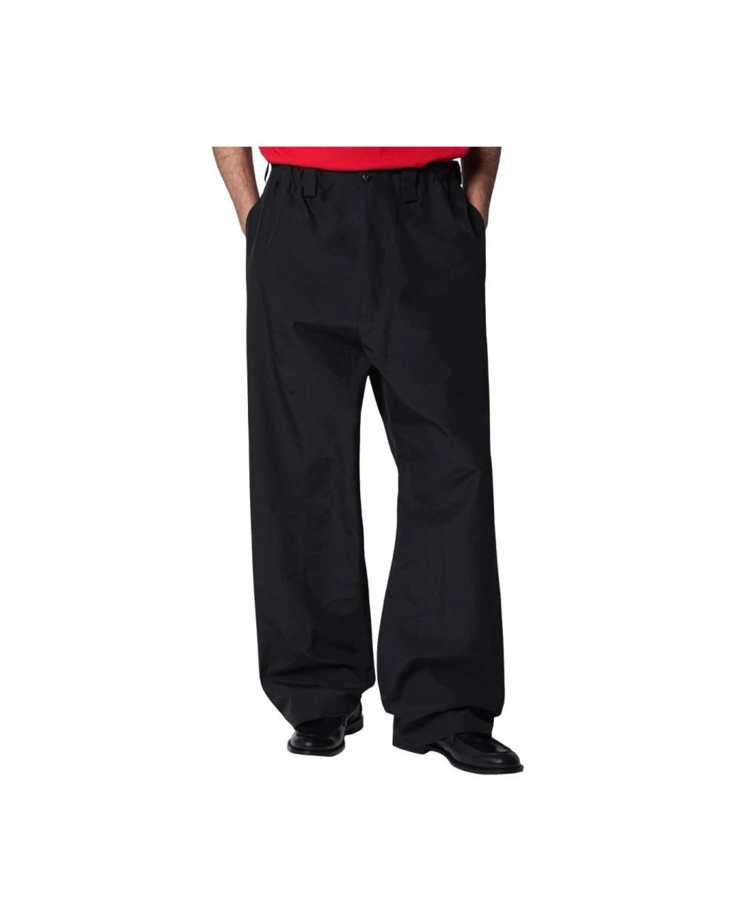 Willy Chavarria Black Wide Trousers for men