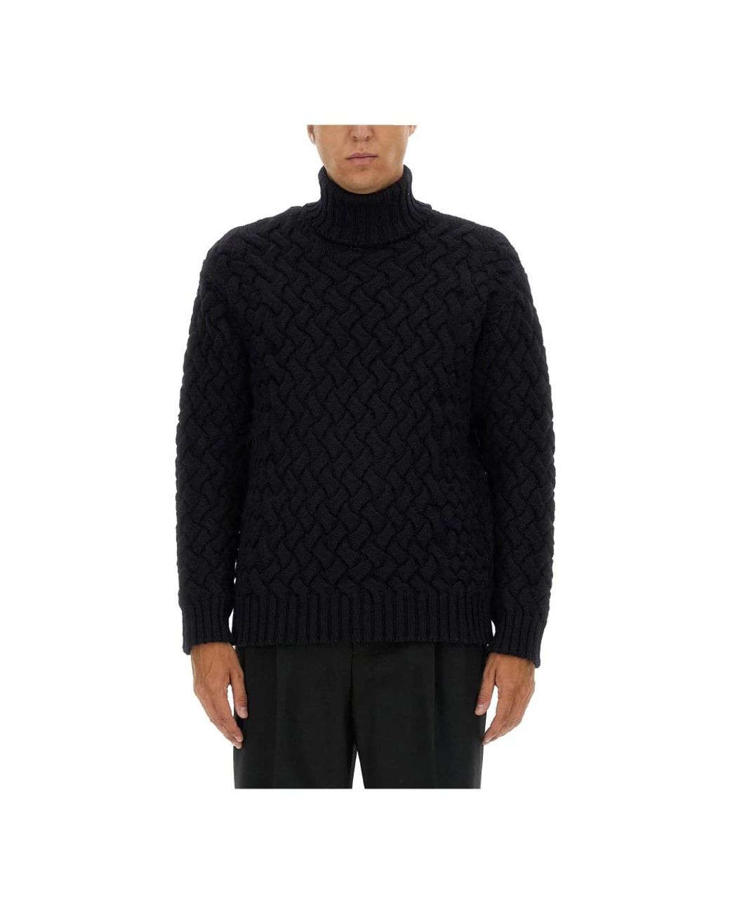 Dries Van Noten Black Turtlenecks for men