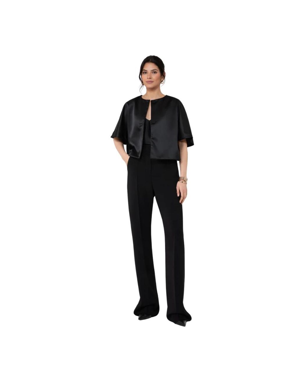 Max Mara Black Blouses