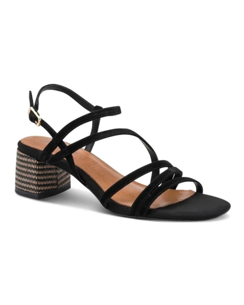 Tamaris Black High Heel Sandals