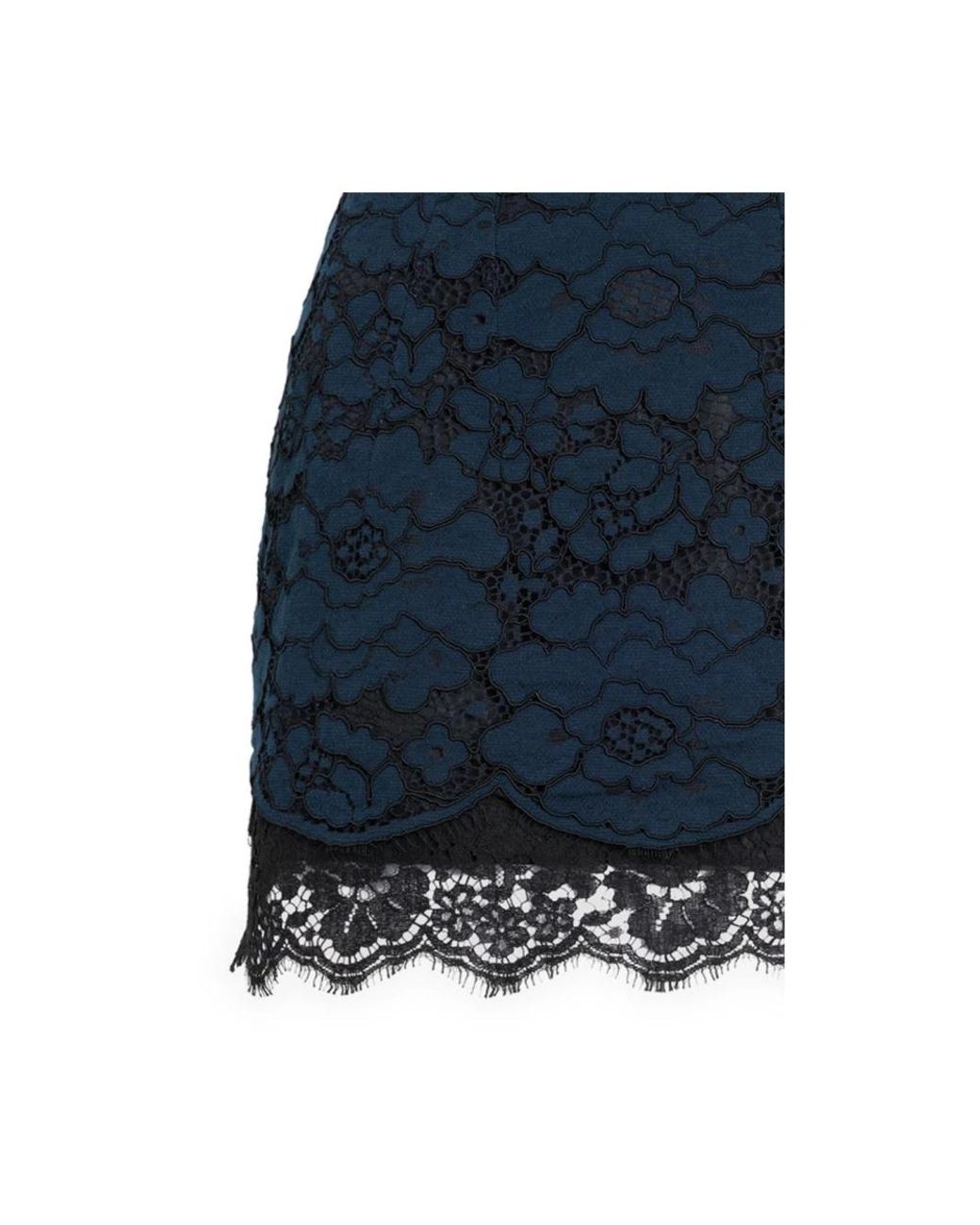 Patou Blue Short Skirts